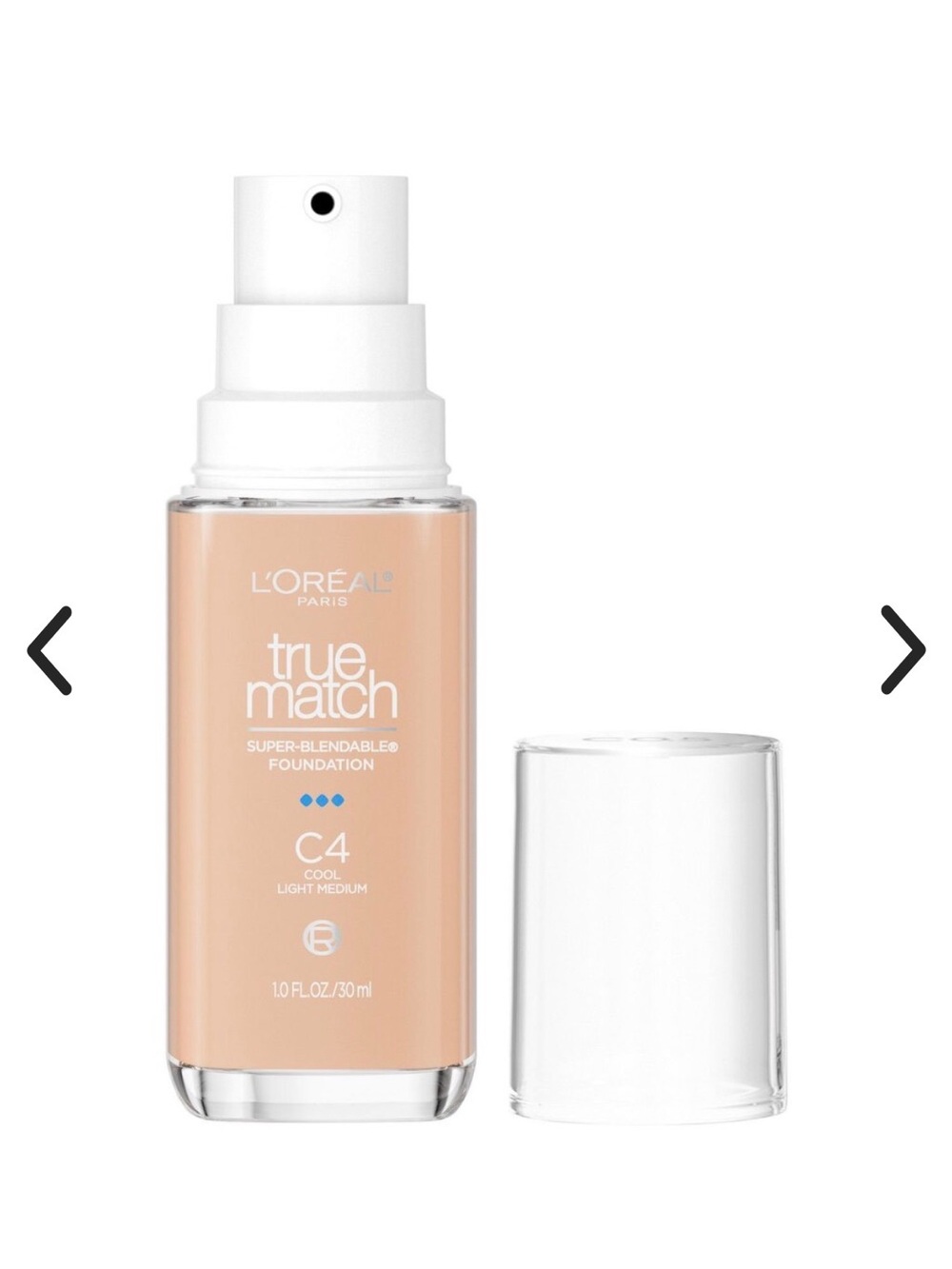 L'Oreal True Match Foundation C4 Light Medium Peach